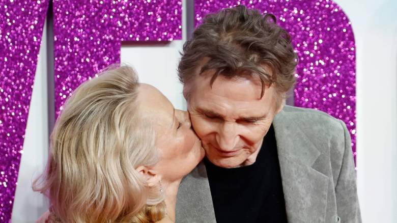 Pamela Anderson and Liam Neeson