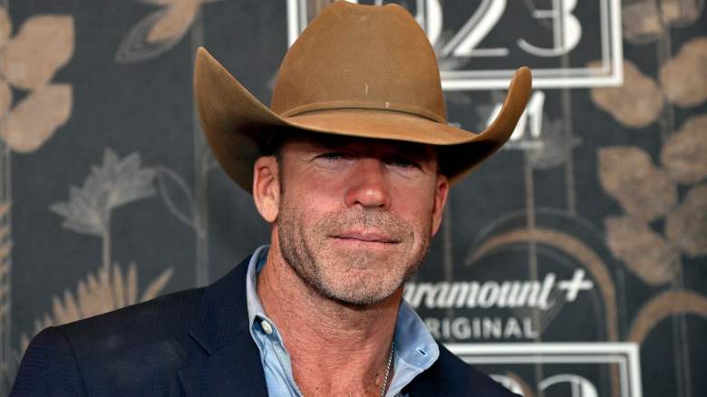 Taylor Sheridan attends the "1923" Las Vegas premiere screening the Encore Theater at Wynn Las Vegas on December 03, 2022 in Las Vegas, Nevada.