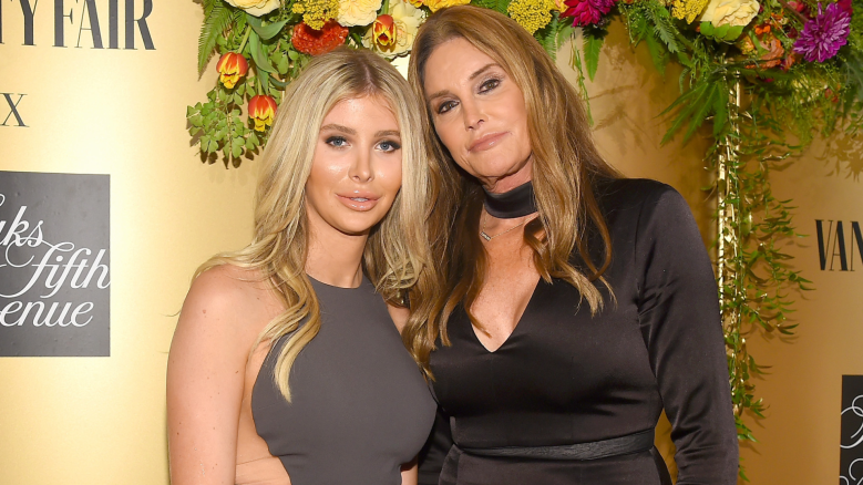 Sophia Hutchins and Caitlyn Jenner attend an event
