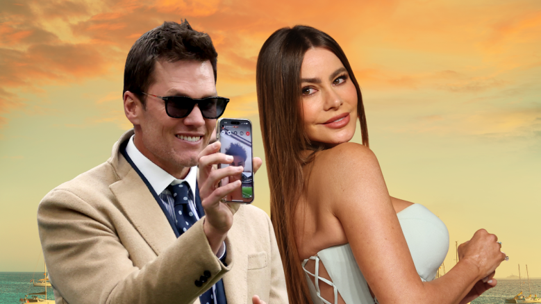 Sofia Vergara and Tom Brady
