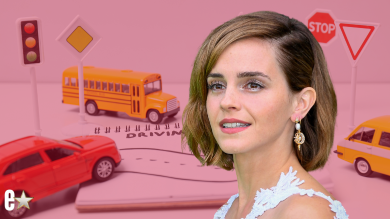 Emma Watson driving