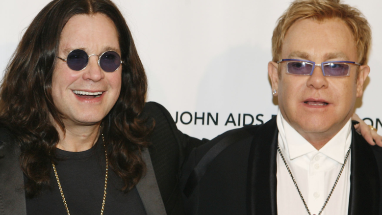 Ozzy Osbourne and Sir Elton John