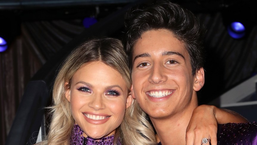 Witney Carson and Milo Manheim