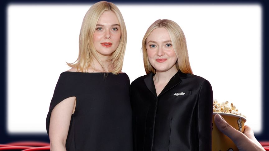 Elle Fanning and Dakota Fanning
