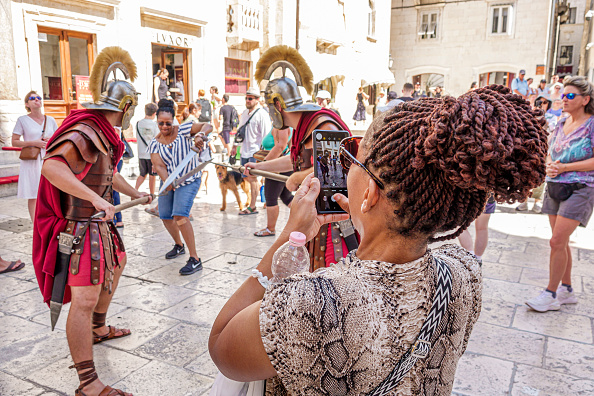 Diocletian's Palace in Split, Croatia