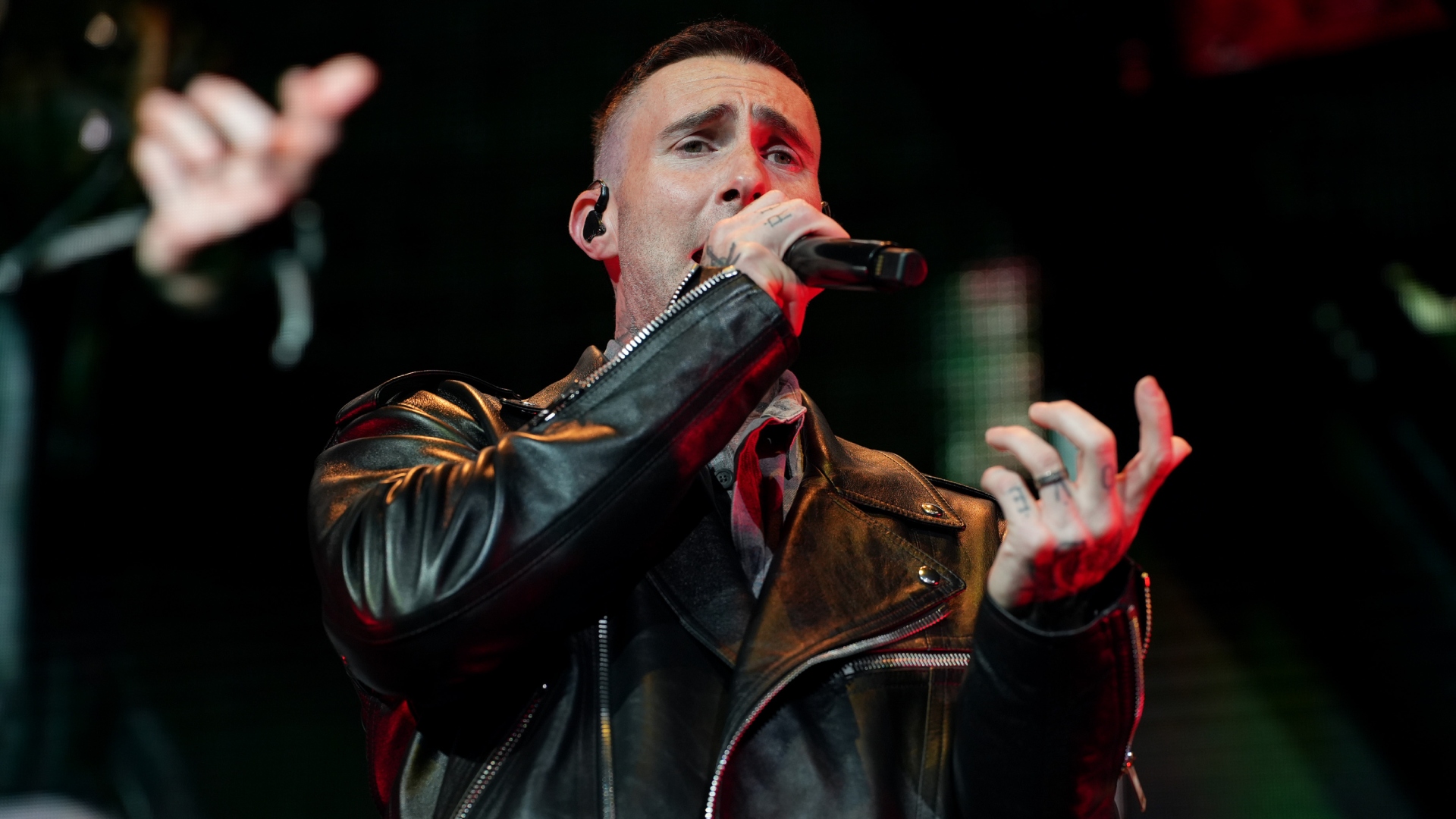 Adam Levine singing