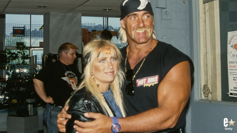 American wrestler Hulk Hogan and wife Linda attending the Love Ride 9 Annual Ride-A-Thon
