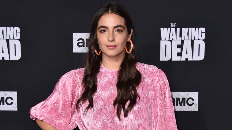 Alanna Masterson attends The Walking Dead Season 10 premiere