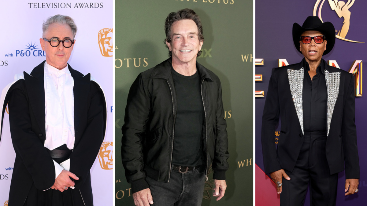 Alan Cumming, Jeff Probst and RuPaul