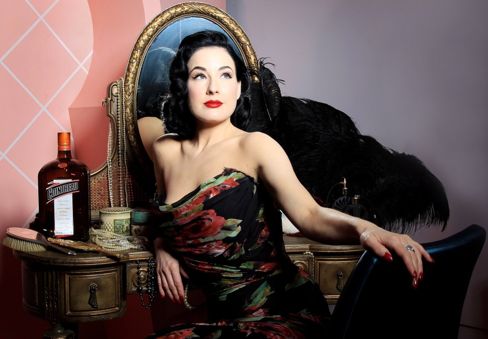 Global ambassador for Cointreau Dita Von Teese