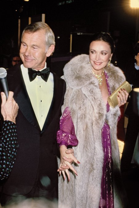 Joanna and Johnny Carson