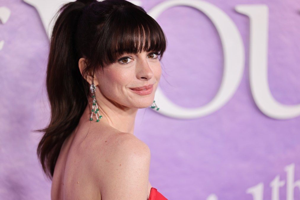 Anne Hathaway attends the Prime Video's "The Idea Of You" New York premiere