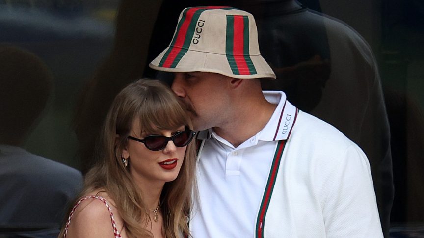 Taylor Swift and Travis Kelce