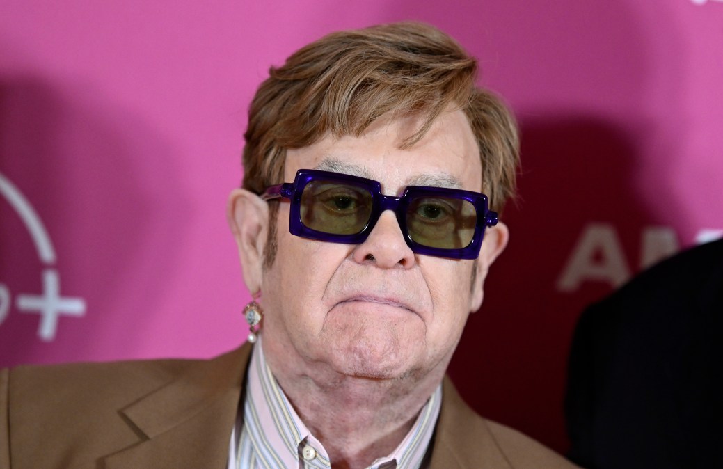 Elton John attends the "Elton John: Never Too Late" Headline Gala