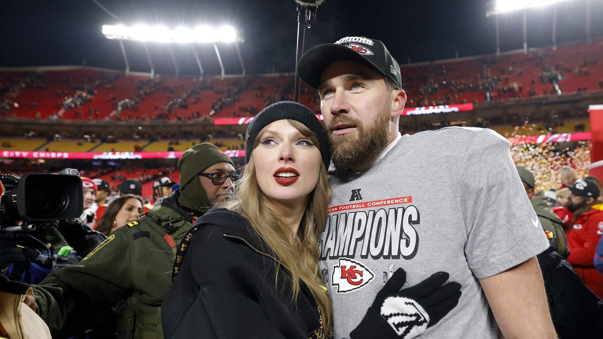 Taylor Swift and Travis Kelce
