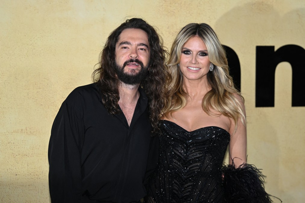 German model Heidi Klum and his partner German musician Tom Kaulitz
