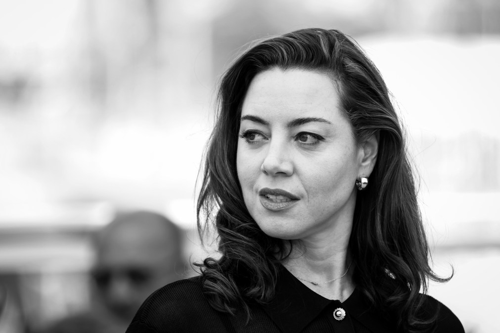 Aubrey Plaza attends the "Honey Don't!" photocall 