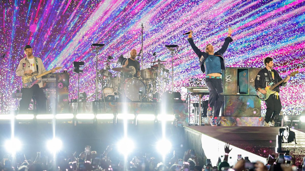 Coldplay (Jonny Buckland, Will Champion, Chris Martin, and Guy Berryman)