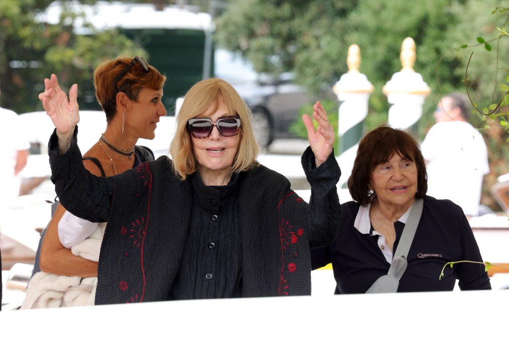 Kim Novak arrives at Hotel Excelsior during the 82nd Venice International Film Festival