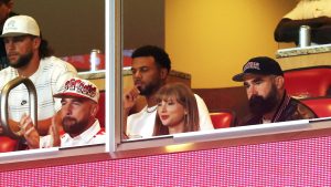 Travis Kelce first outing Taylor Swift engagement