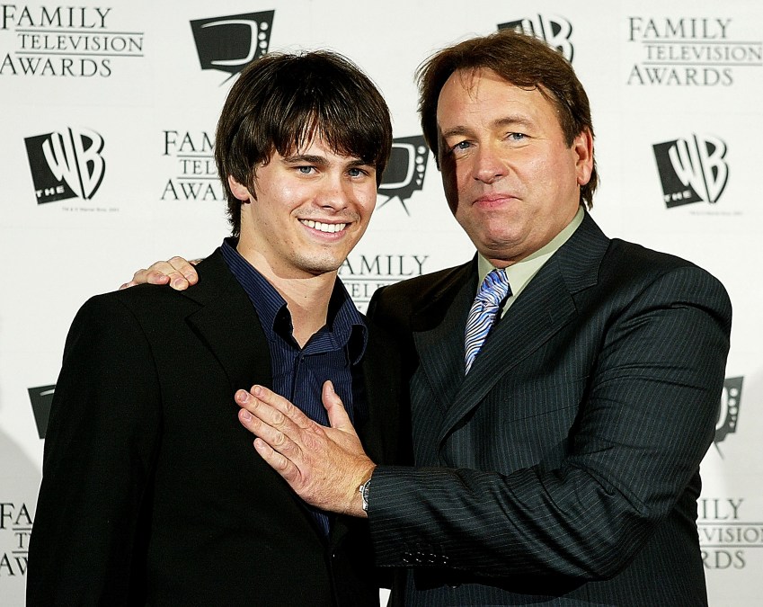 Jason Ritter and John Ritter