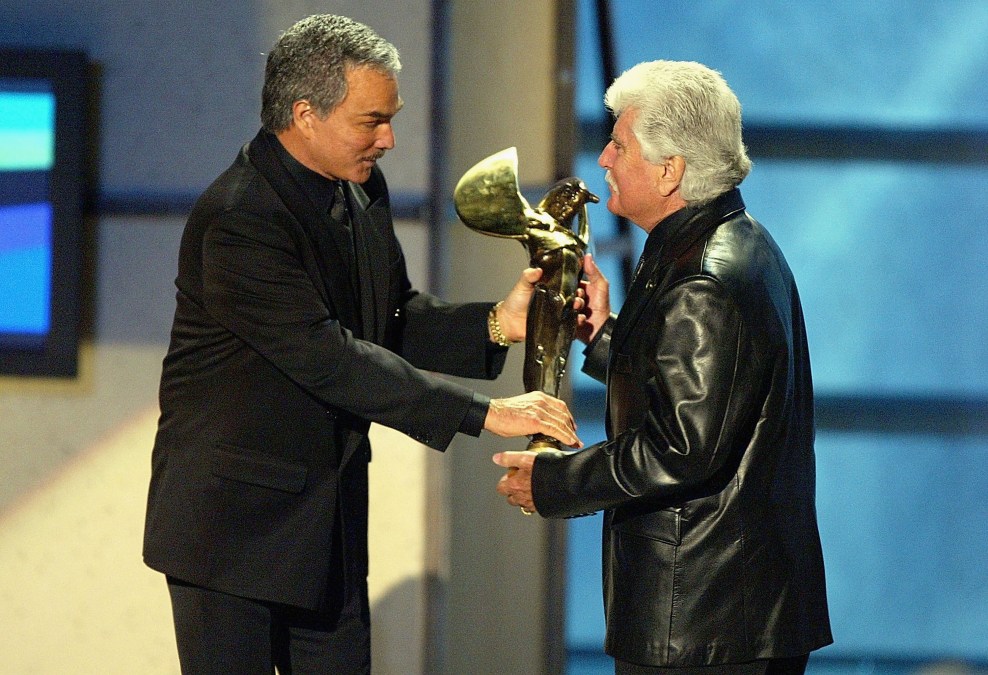 Ronnie Rondell Jr. and Burt Reynolds