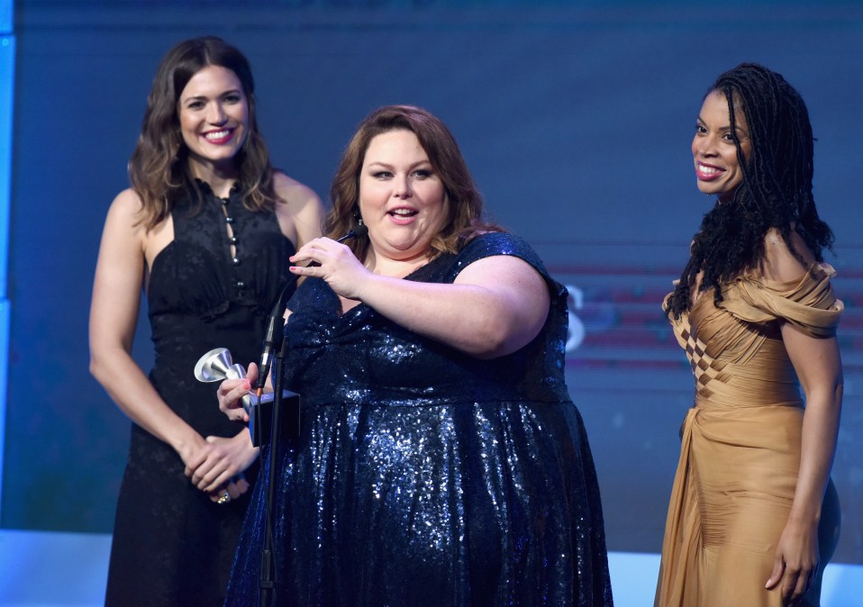 Actors Mandy Moore, Chrissy Metz and Susan Kelechi Watson