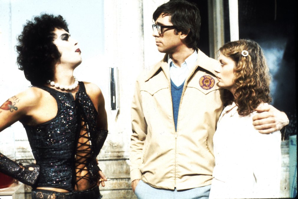 Tim Curry, Barry Bostwick, and Susan Sarandon