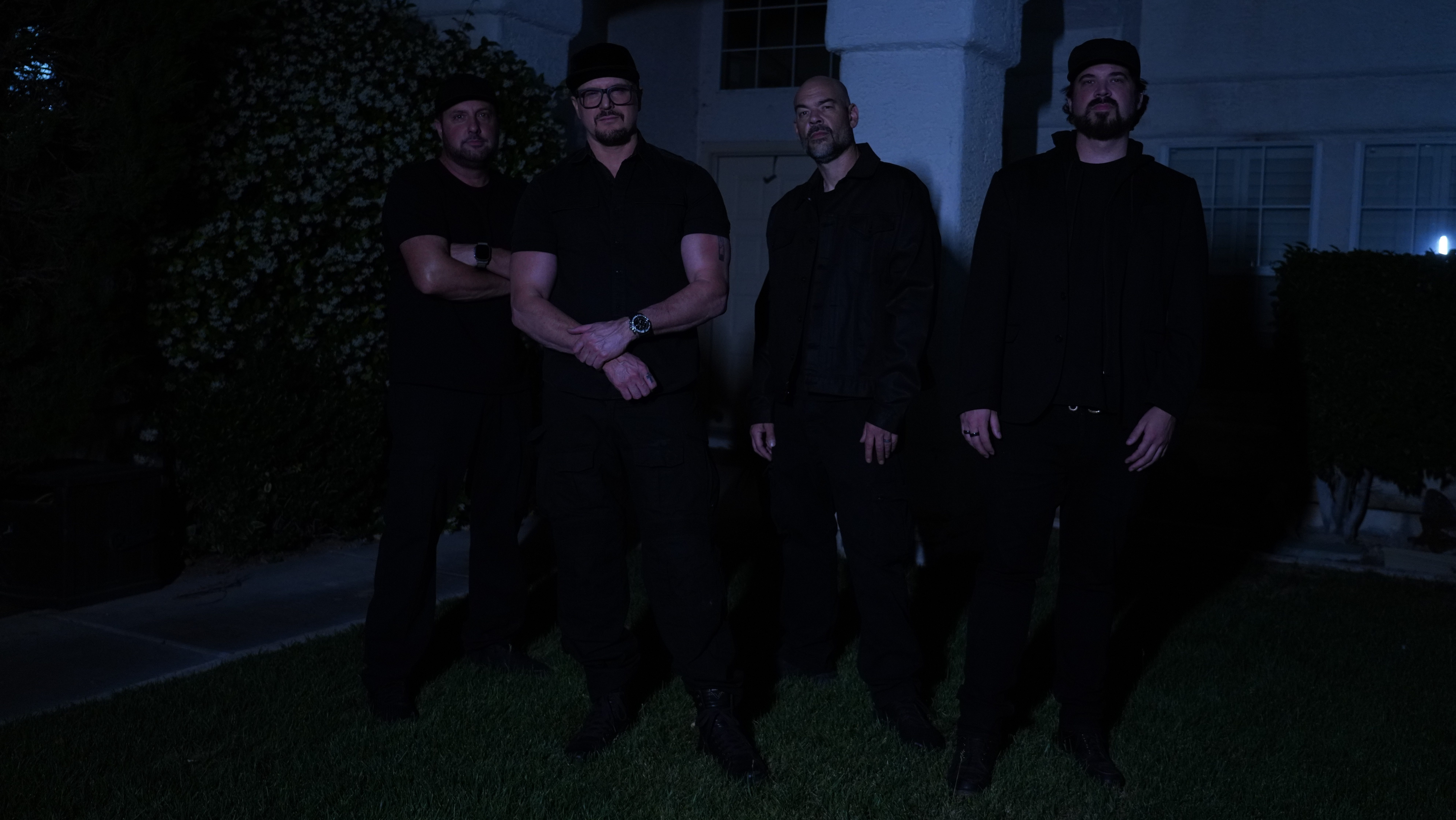 Ghost Hunters Billy Tolley, Zak Bagans, Aaron Goodwin, and Jay Wasley