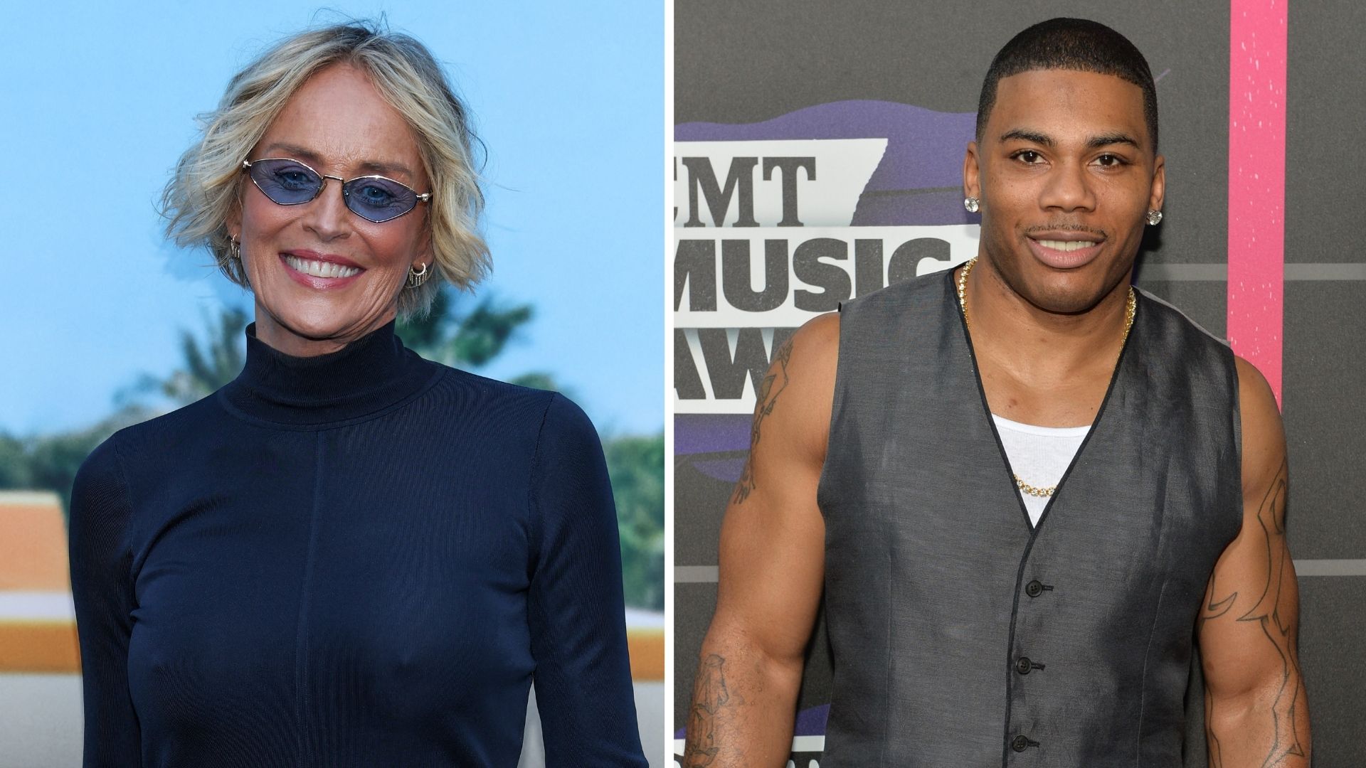 sharon stone, nelly