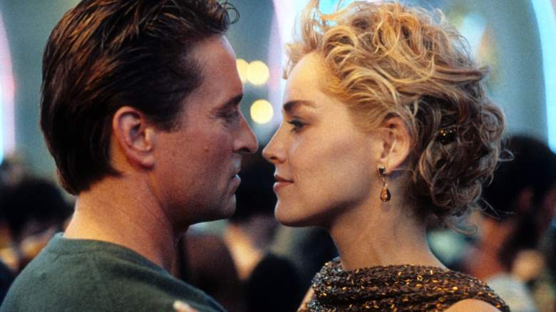 Michael Douglas and Sharon Stone In 'Basic Instinct'