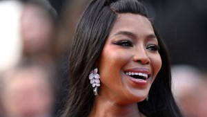Naomi Campbell smiling at Cannes Film Festival event