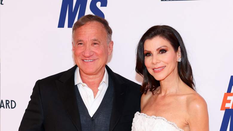 Terry Dubrow and Heather Dubrow attend the 32nd annual Race To Erase MS Gala at Fairmont Century Plaza on May 16, 2025 in Los Angeles, California