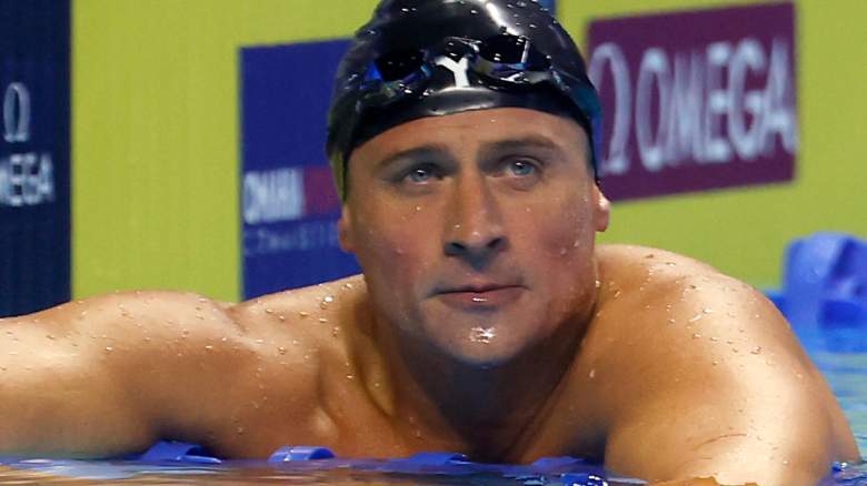 Ryan Lochte swimming