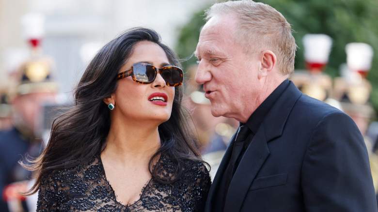 Salma Hayek and François-Henri Pinault attend a state dinner