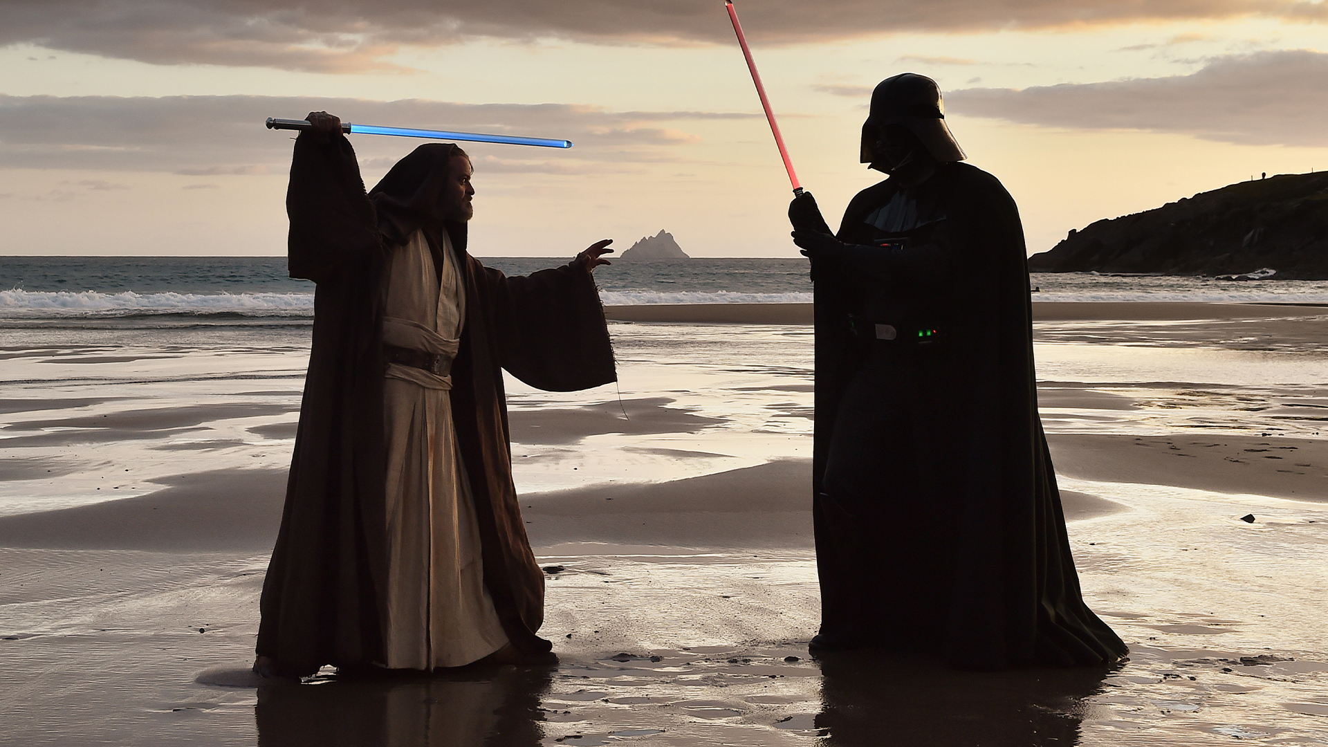 Star Wars McGregor and Christensen Duel