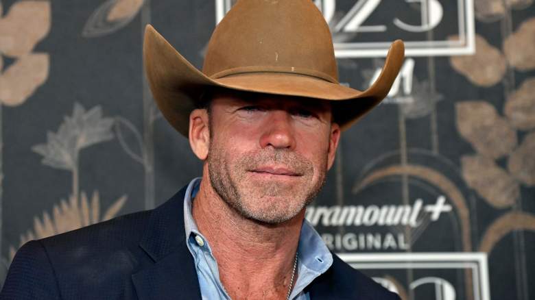 Taylor Sheridan attends the "1923" Las Vegas premiere screening the Encore Theater at Wynn Las Vegas on December 03, 2022 in Las Vegas, Nevada