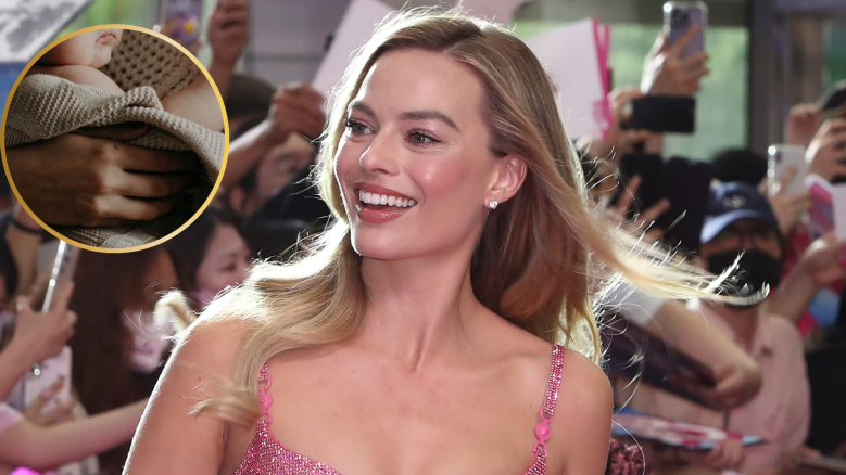 Margot Robbie’s Baby Adorably Crashes Interview With Colin Farrell
