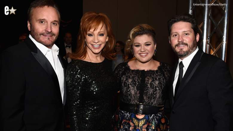Narvel Blackstock, Reba McEntire, Kelly Clarkson, and Brandon Blackstock