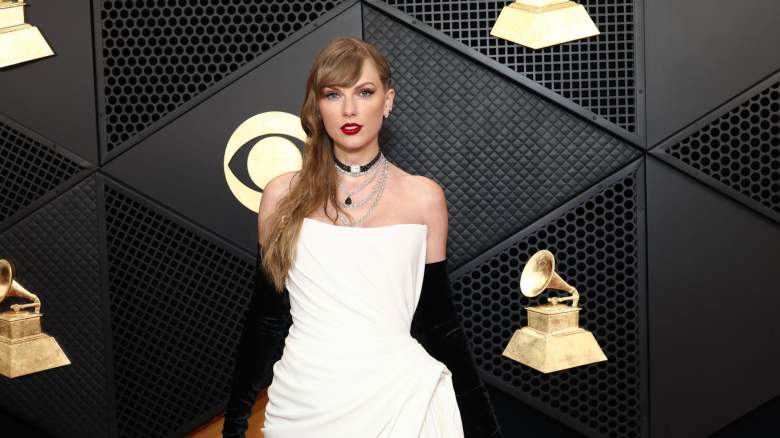 Taylor Swift attends the 66th GRAMMY Awards at Crypto.com Arena on February 04, 2024