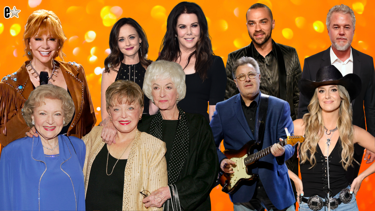 Reba McEntire, Alexis Bledel, Lauren Graham, Jesse Williams, Eric Dane, Betty White, Rue McClanahan, Bea Arthur, Vince Gil, Lainey Wilson