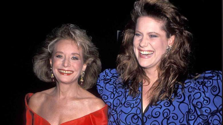 Barbara Walters and Jacqueline Guber attend the Television Academy Hall of Fame Induction Ceremony in 1990