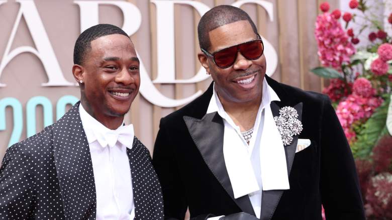 Busta Rhymes and his son Trillian Wood-Smith