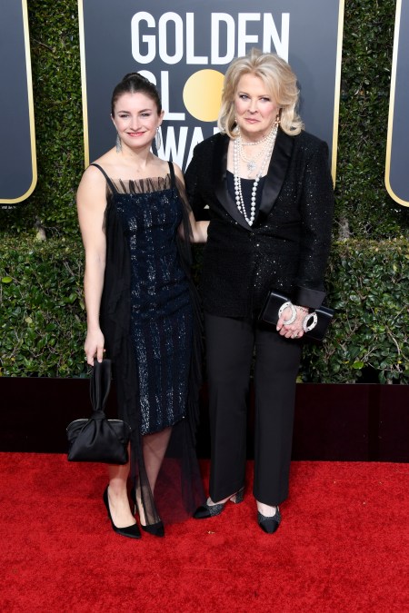 Candice Bergen and Chloe Malle attend the 76th Annual Golden Globe Awards
