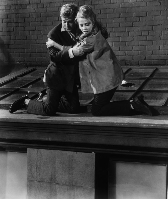 Actors Robert Redford and Jane Fonda