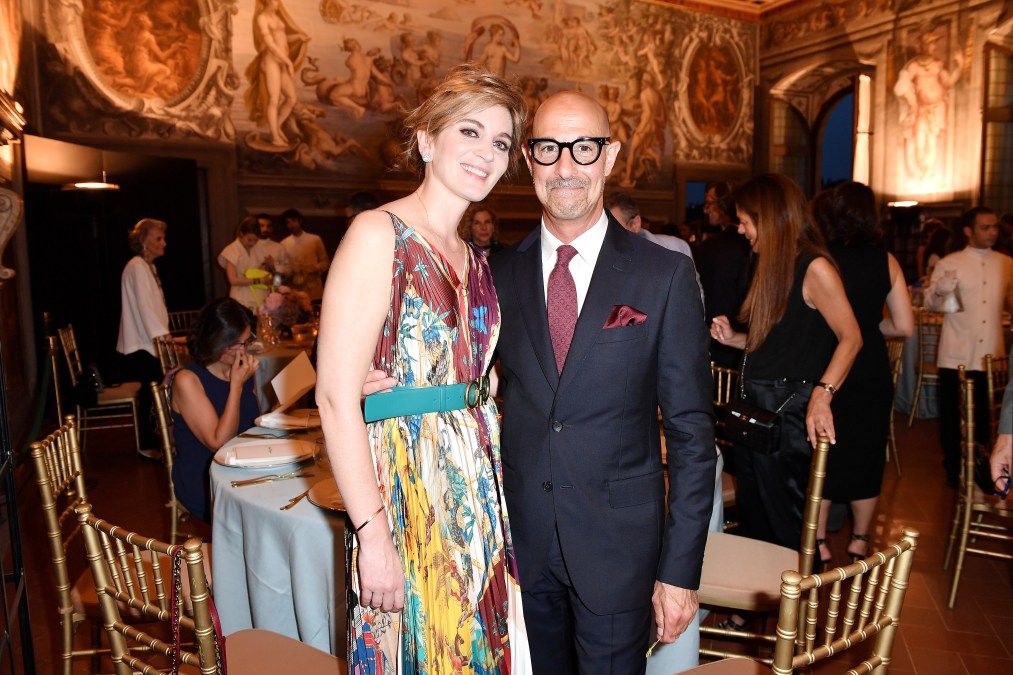 Stanley Tucci and Felicity Blunt