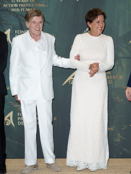 Robert Redford last photos with wife