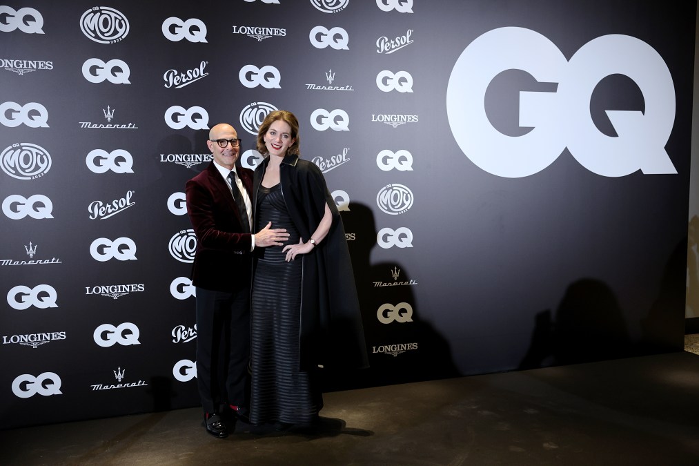 Stanley Tucci and Felicity Blunt