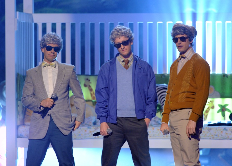 Jorma Taccone, Akiva Schaffer and Andy Samberg 