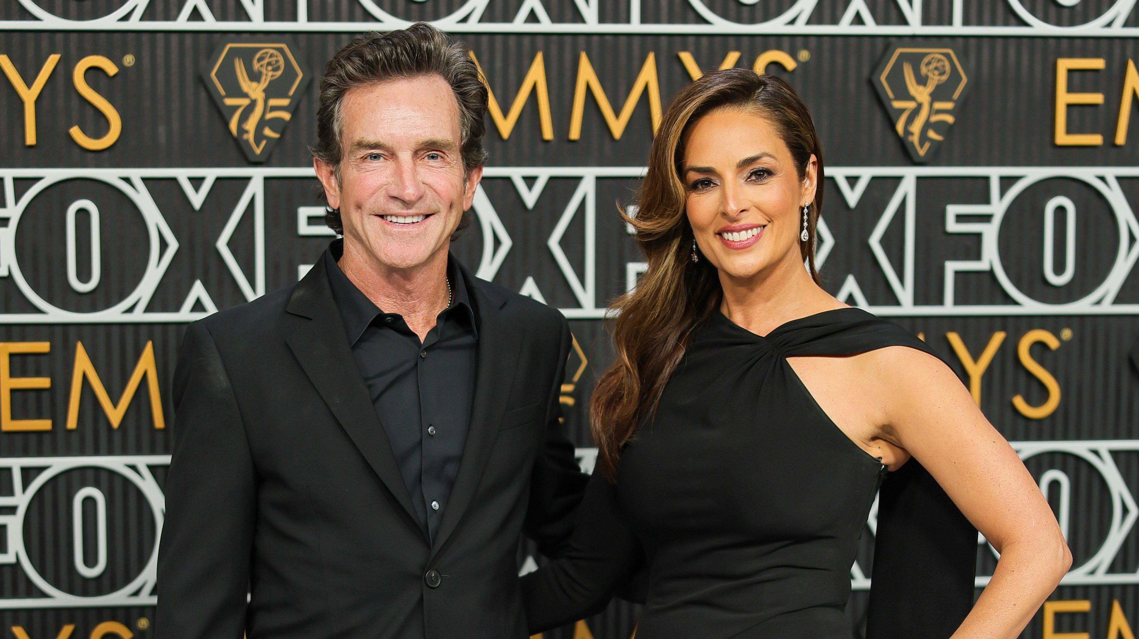 Jeff Probst and Lisa Ann Russell